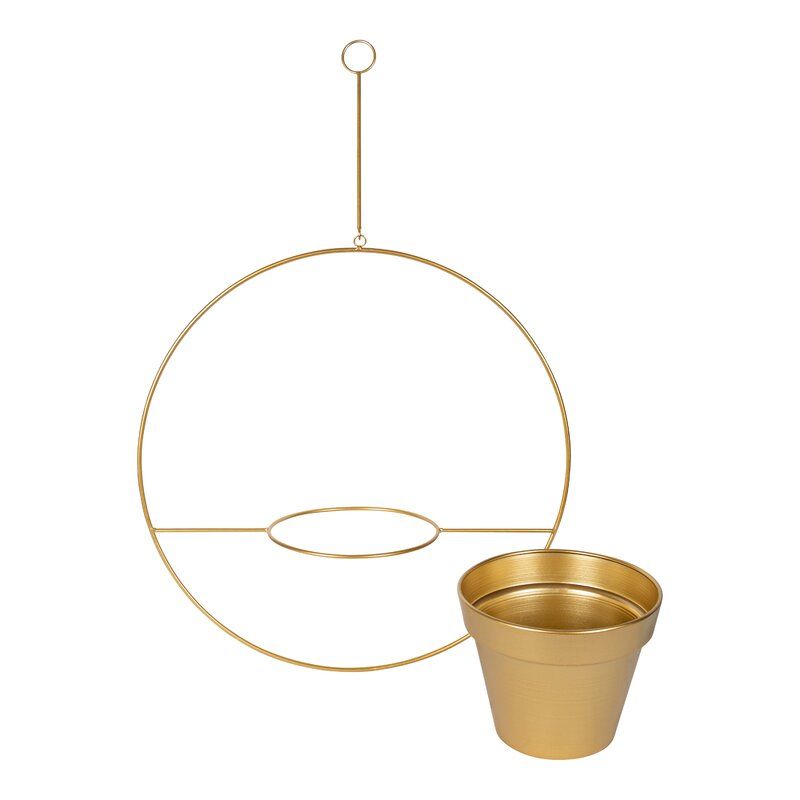 Isai Hoop Metal Hanging Planter thumbnail 4