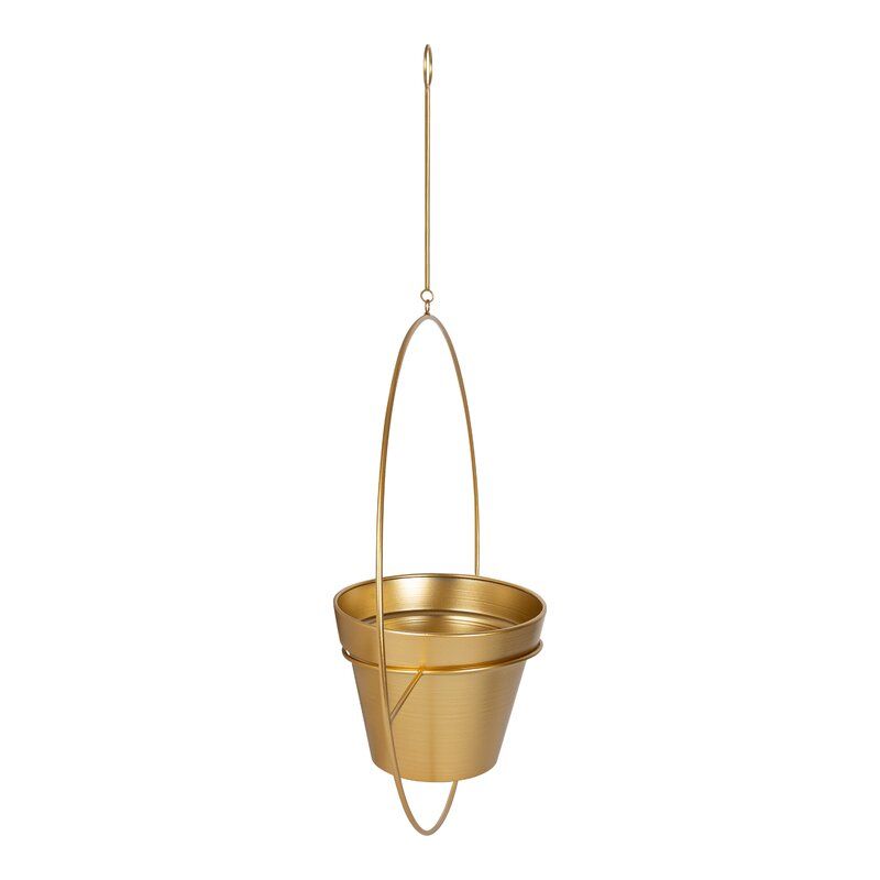 Isai Hoop Metal Hanging Planter thumbnail 5