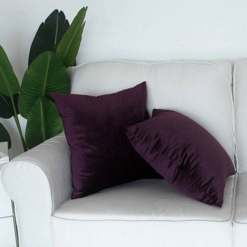 Payson Velvet Throw Pillow Cover No Insert-18"x18" thumbnail 2