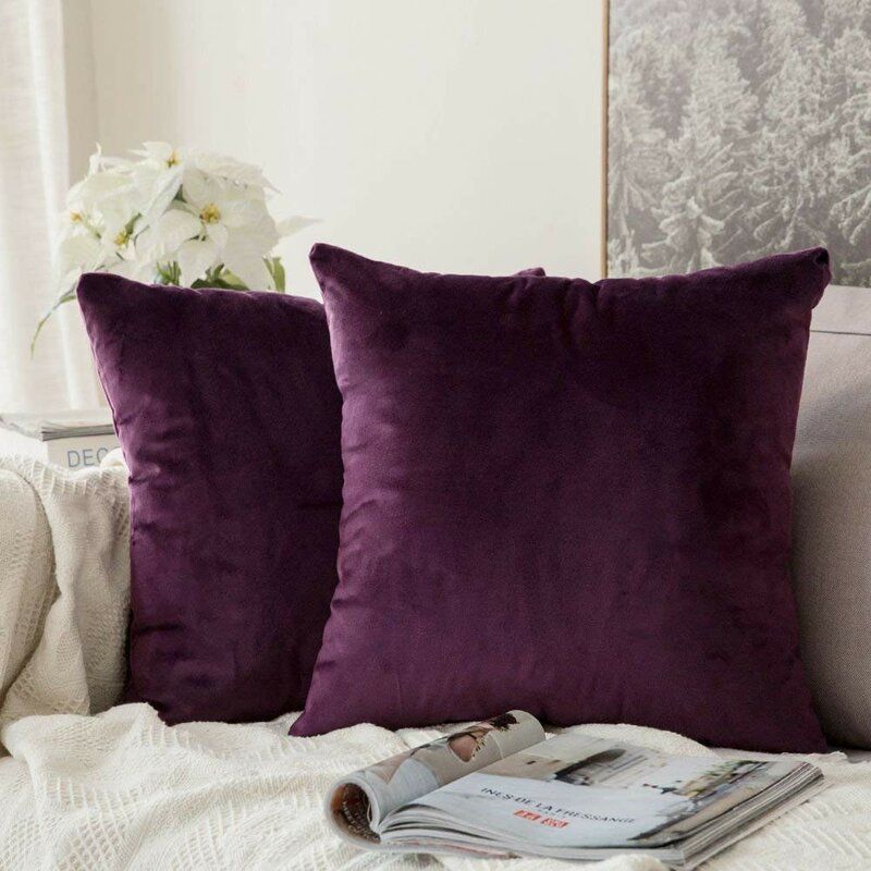 Payson Velvet Throw Pillow Cover No Insert-18"x18" thumbnail 3