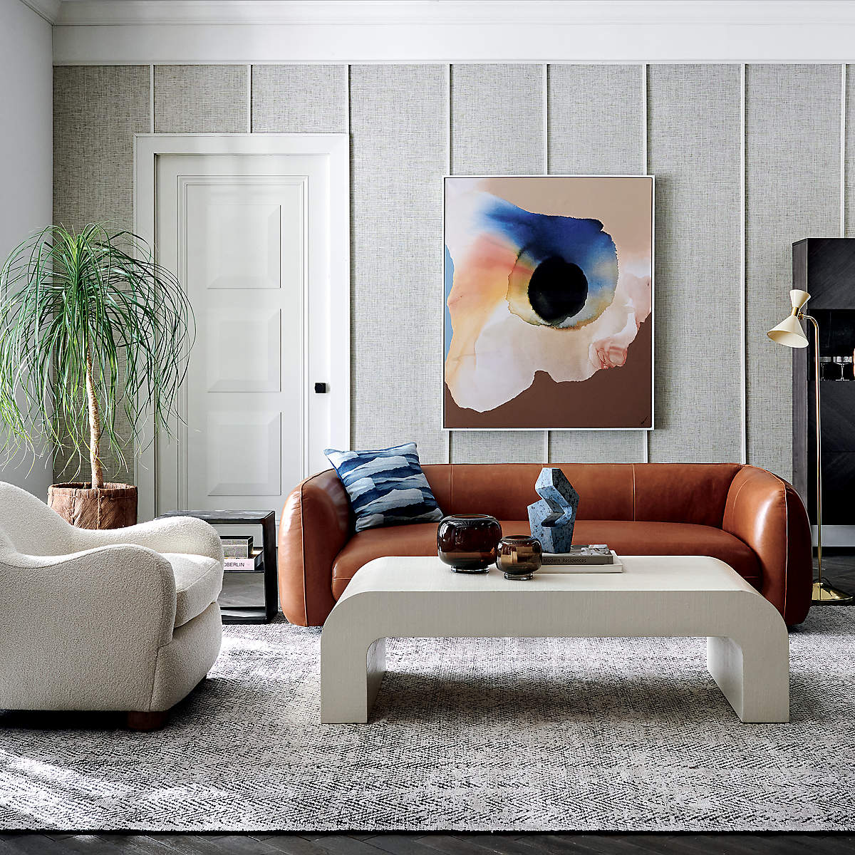 HICKS IVORY FLOOR LAMP thumbnail 4
