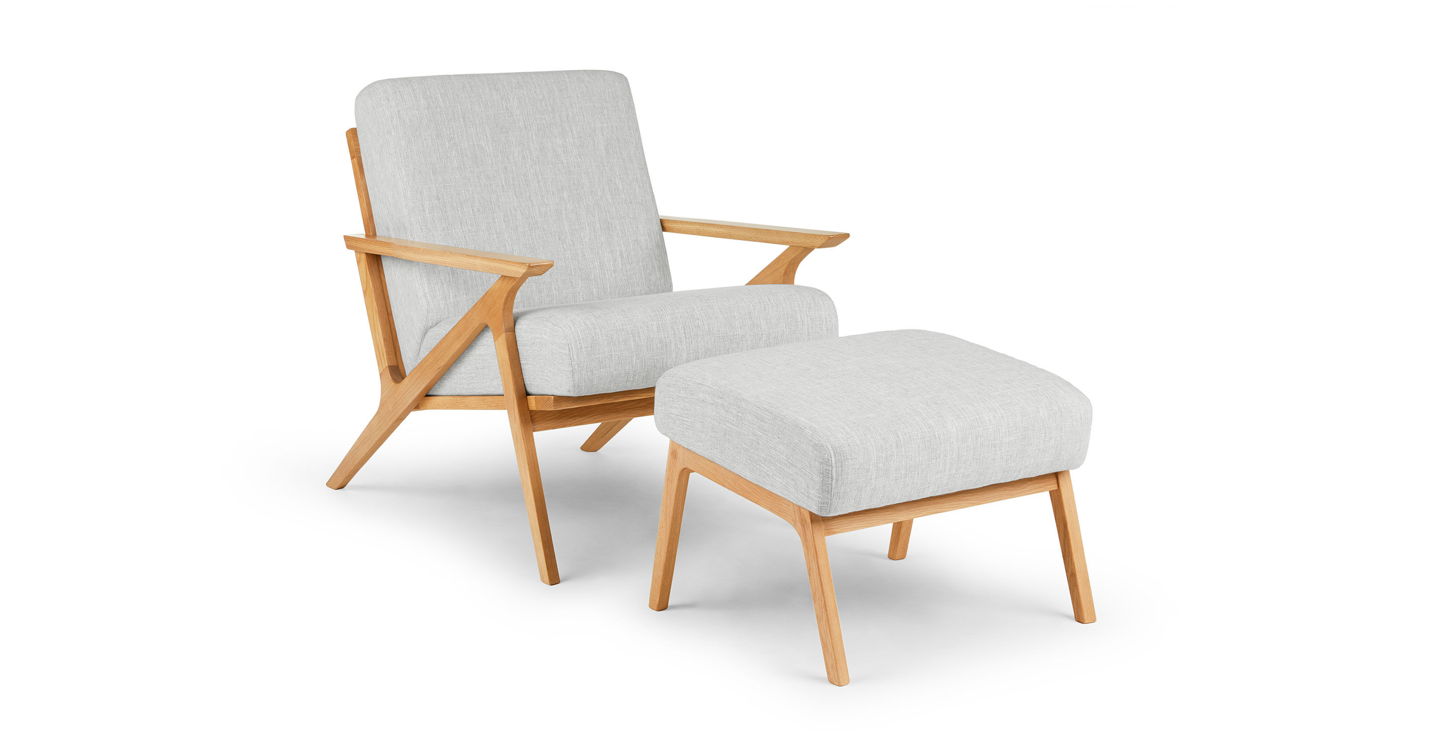 Otio Mist Gray Oak Lounge Chair thumbnail 5