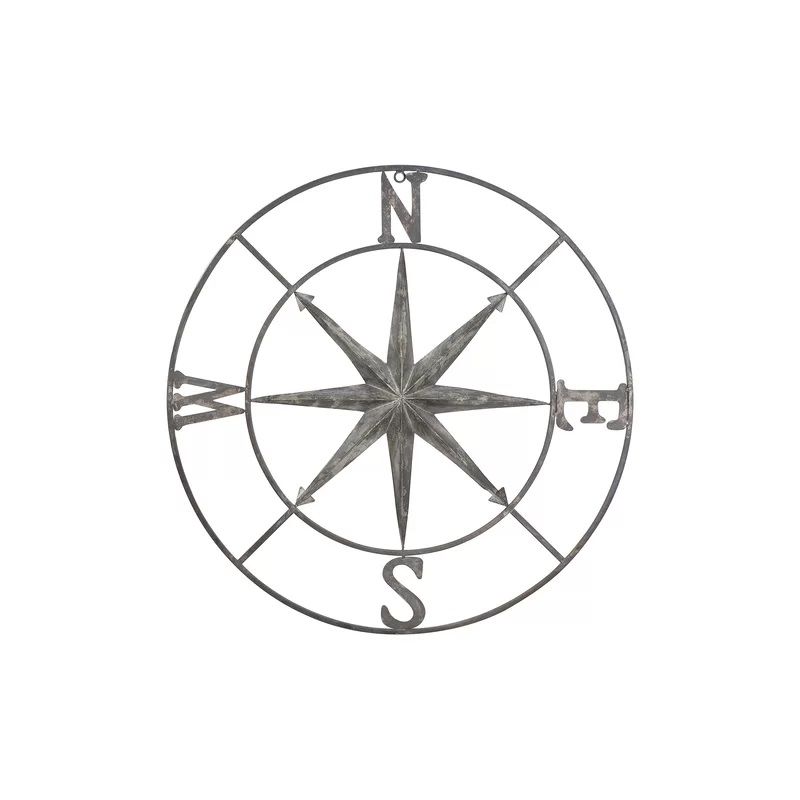 Round Compass Wall Décor thumbnail 6