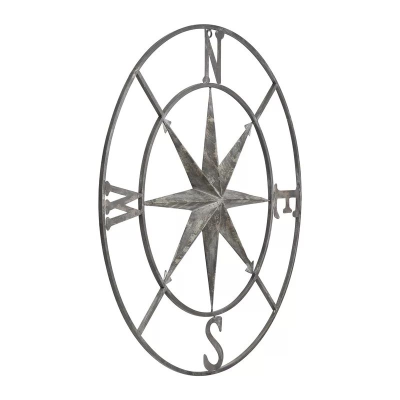 Round Compass Wall Décor thumbnail 8