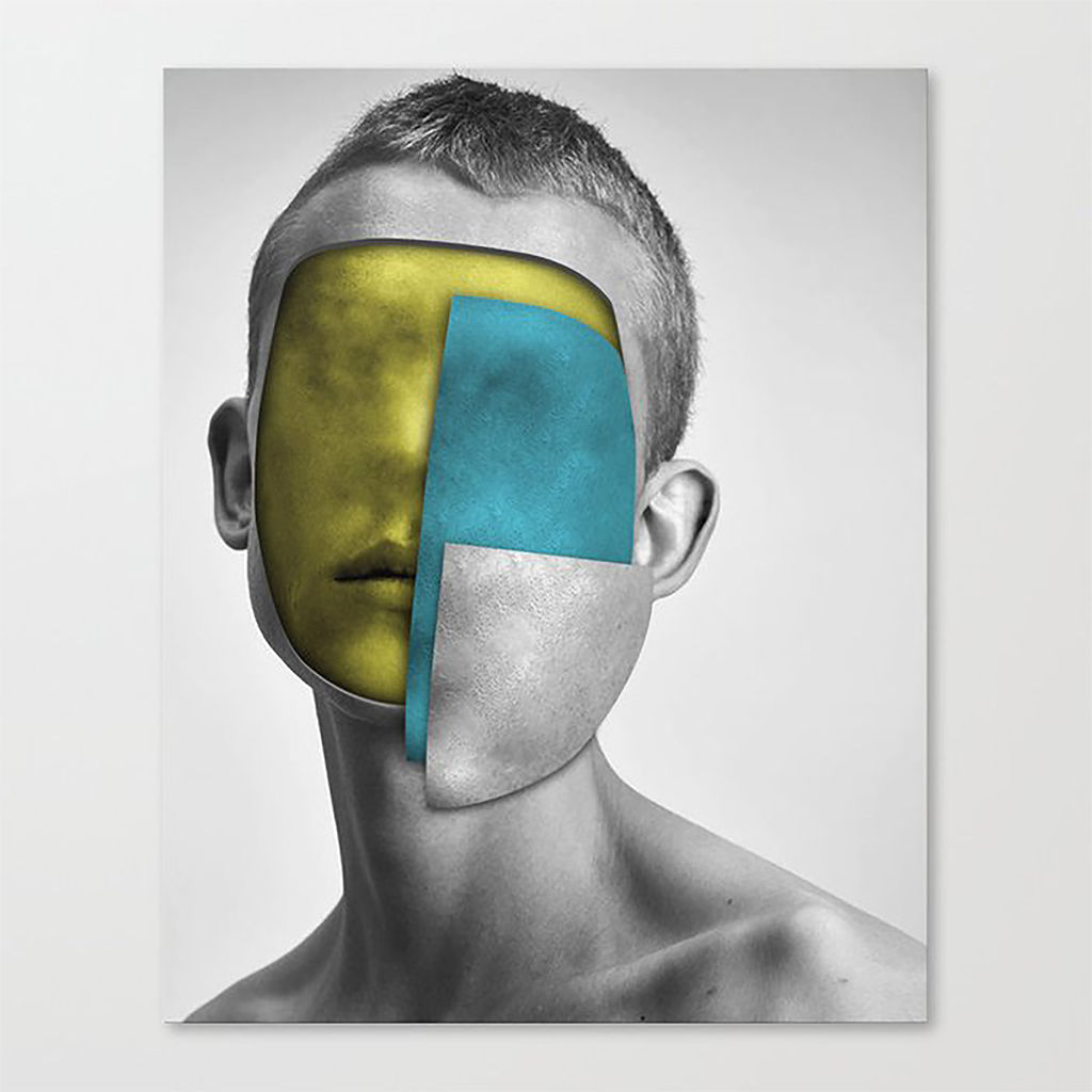 People Photography Abstract Paintings Colores Four Canvas Print thumbnail 2
