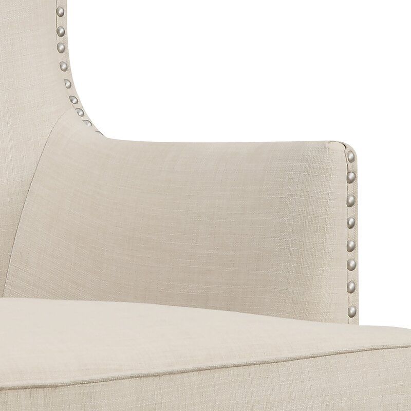 Pringle Polyester Wingback Chair thumbnail 5