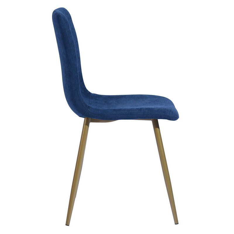 Travers Velvet Upholstered Side Chair thumbnail 4