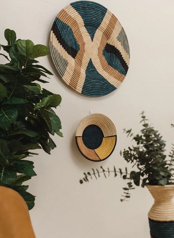 Large Nicola Camel Woven Wall Art Plate thumbnail 4
