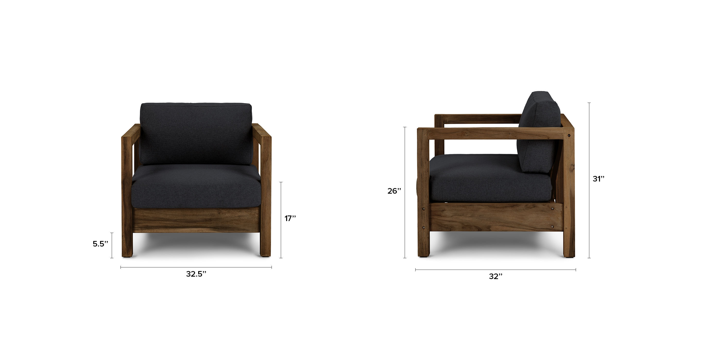 Arca Vintage Brown Lounge Chair thumbnail 7