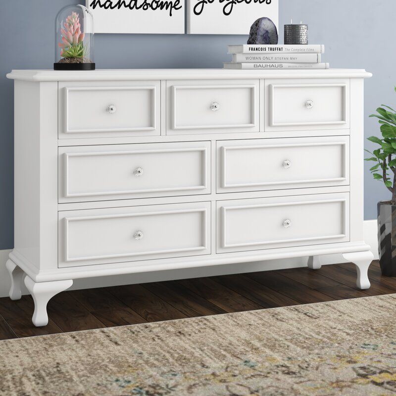 Alessia 7 Drawer Double Dresser thumbnail 4