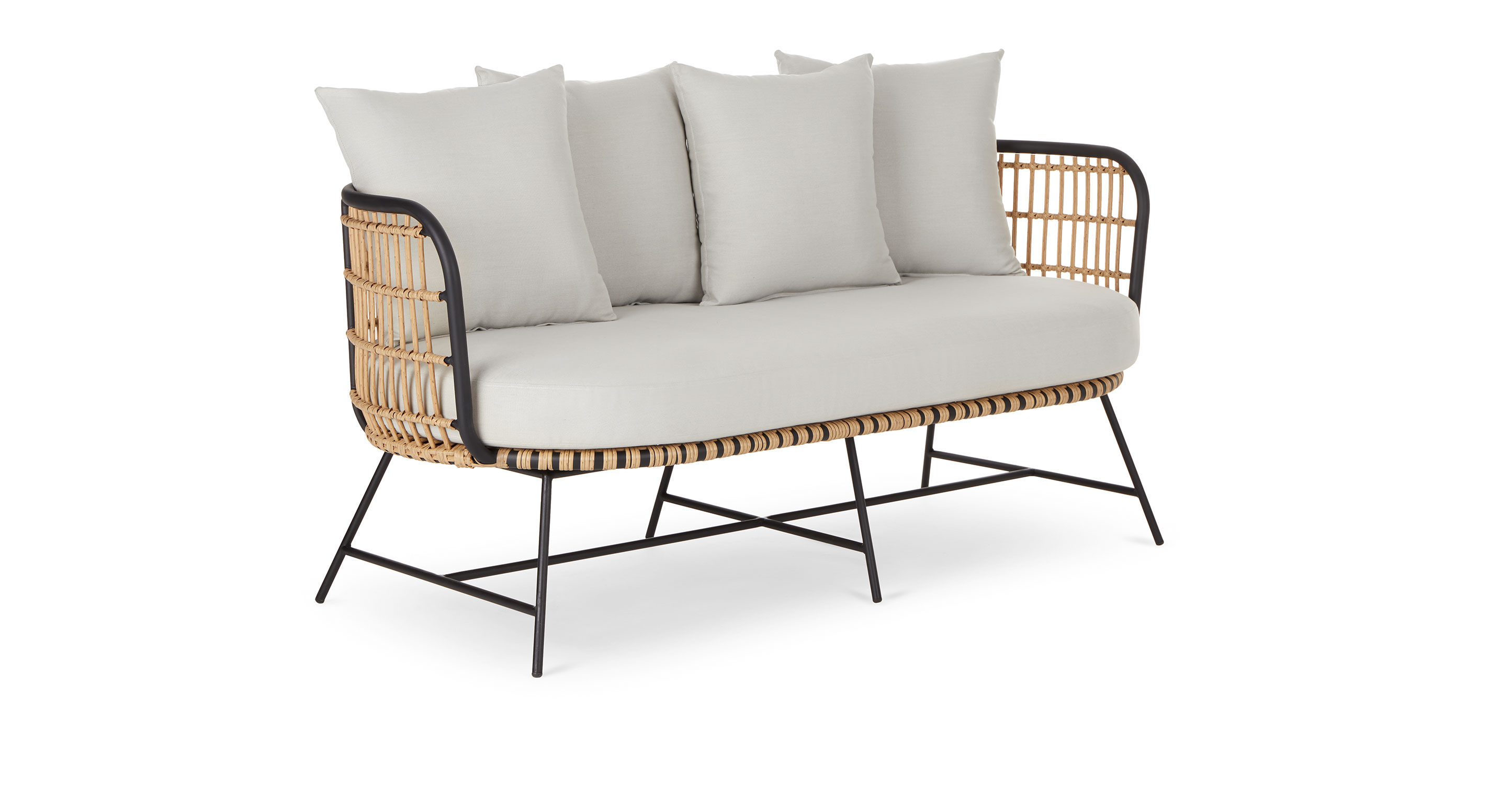 Onya Lily White Sofa thumbnail 2