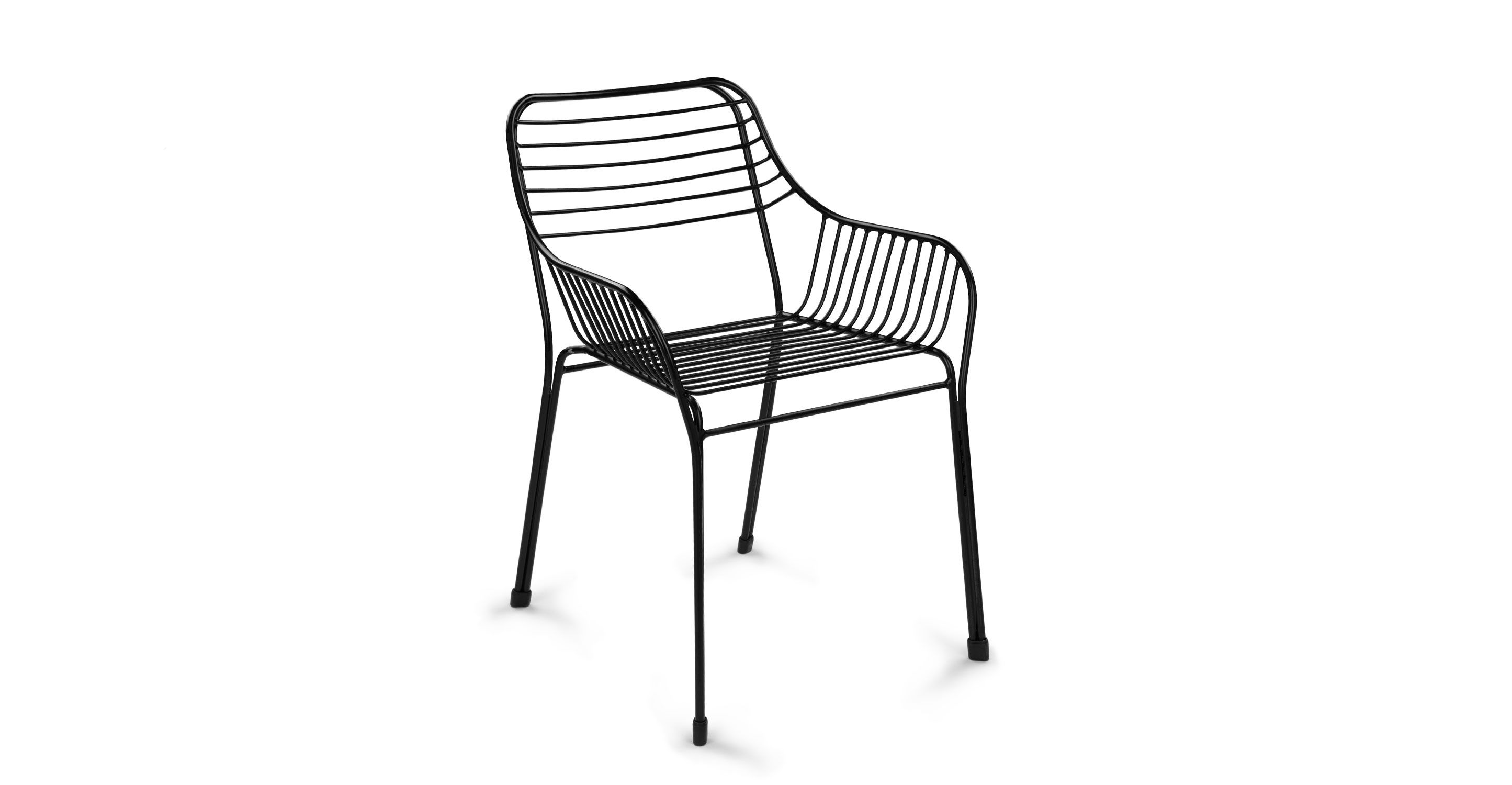 Caya Mondo Black Dining Armchair Set Of 2 thumbnail 2