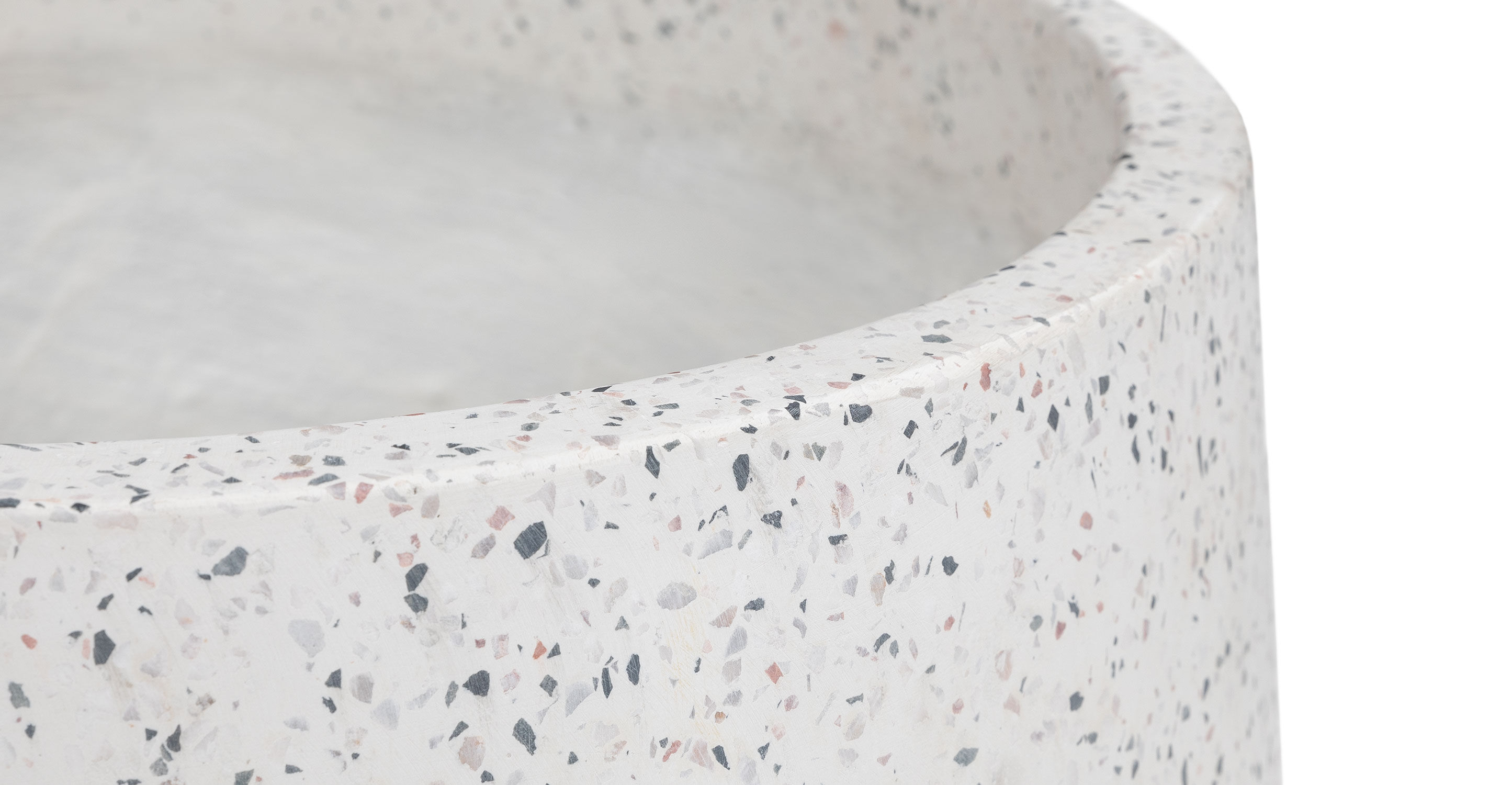 Tuva White Terrazzo Large Planter thumbnail 2