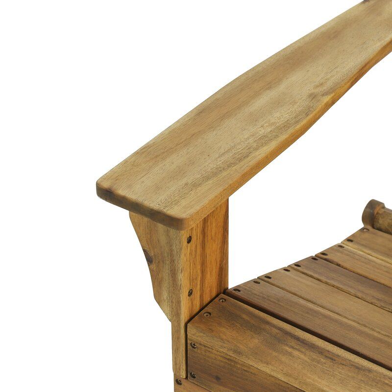 Solid Wood Folding Adirondack Chair thumbnail 4