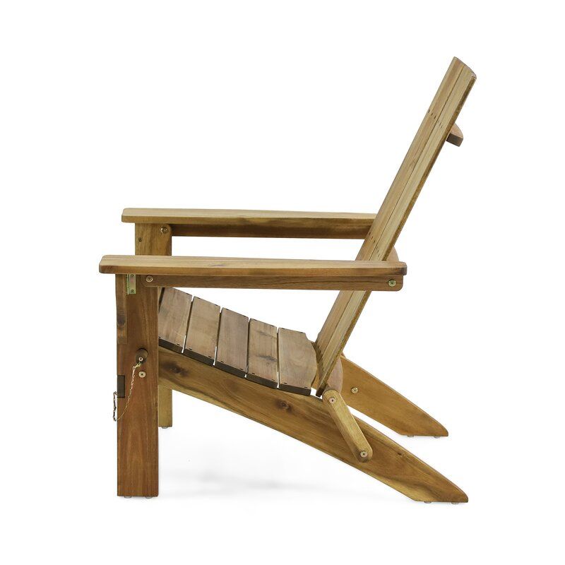 Solid Wood Folding Adirondack Chair thumbnail 6