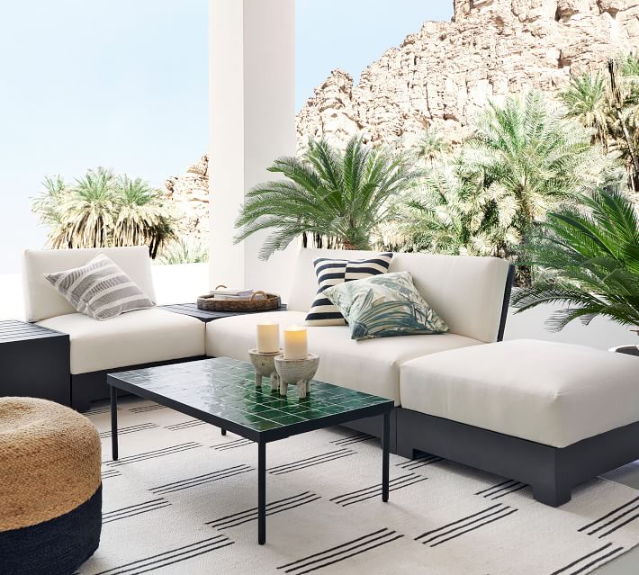 Oasis Printed IndoorOutdoor Pillow thumbnail 3