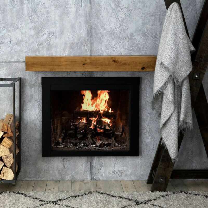 Modern Farmhouse Fireplace Shelf Mantel thumbnail 2