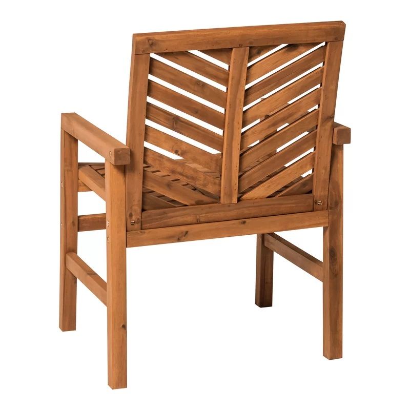 Diboll Acacia Patio Dining Armchair thumbnail 4