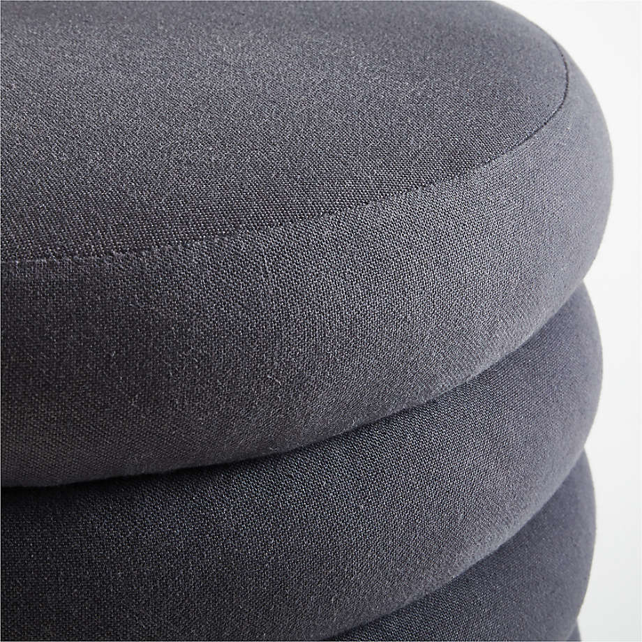 Snoozer Charcoal Storage Ottoman thumbnail 3