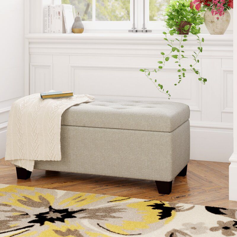 Kenneth Tufted Storage Ottoman thumbnail 5