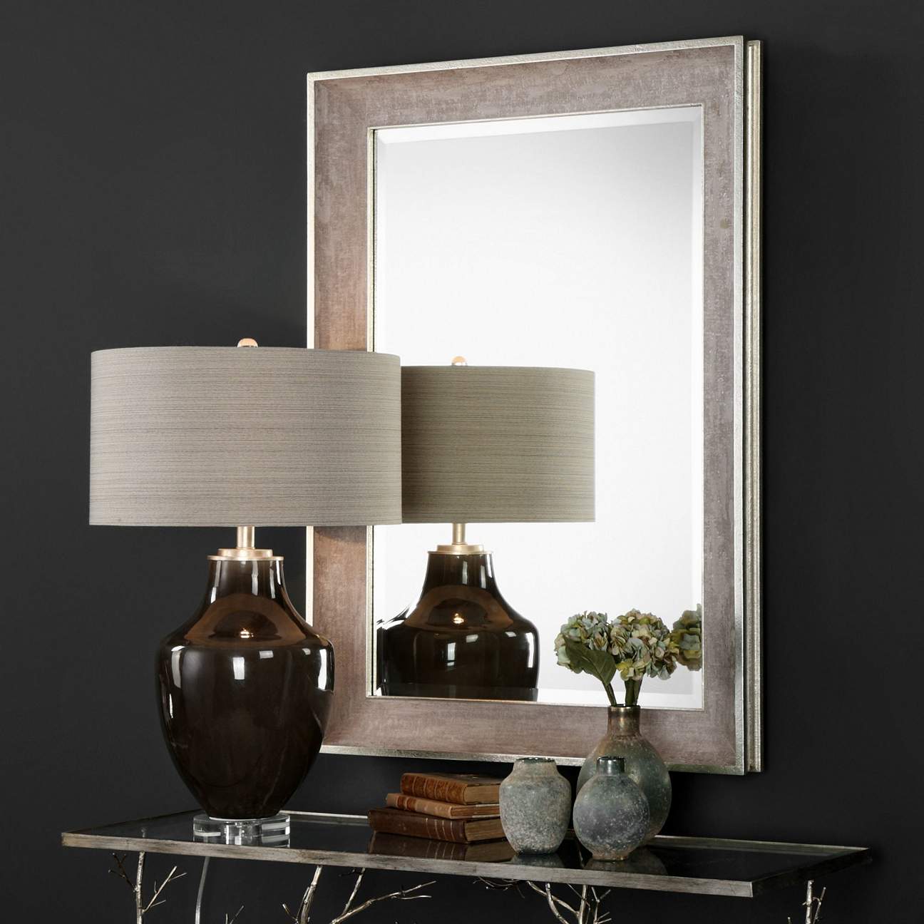 Uttermost Corrado Gray Wall Mirror thumbnail 4