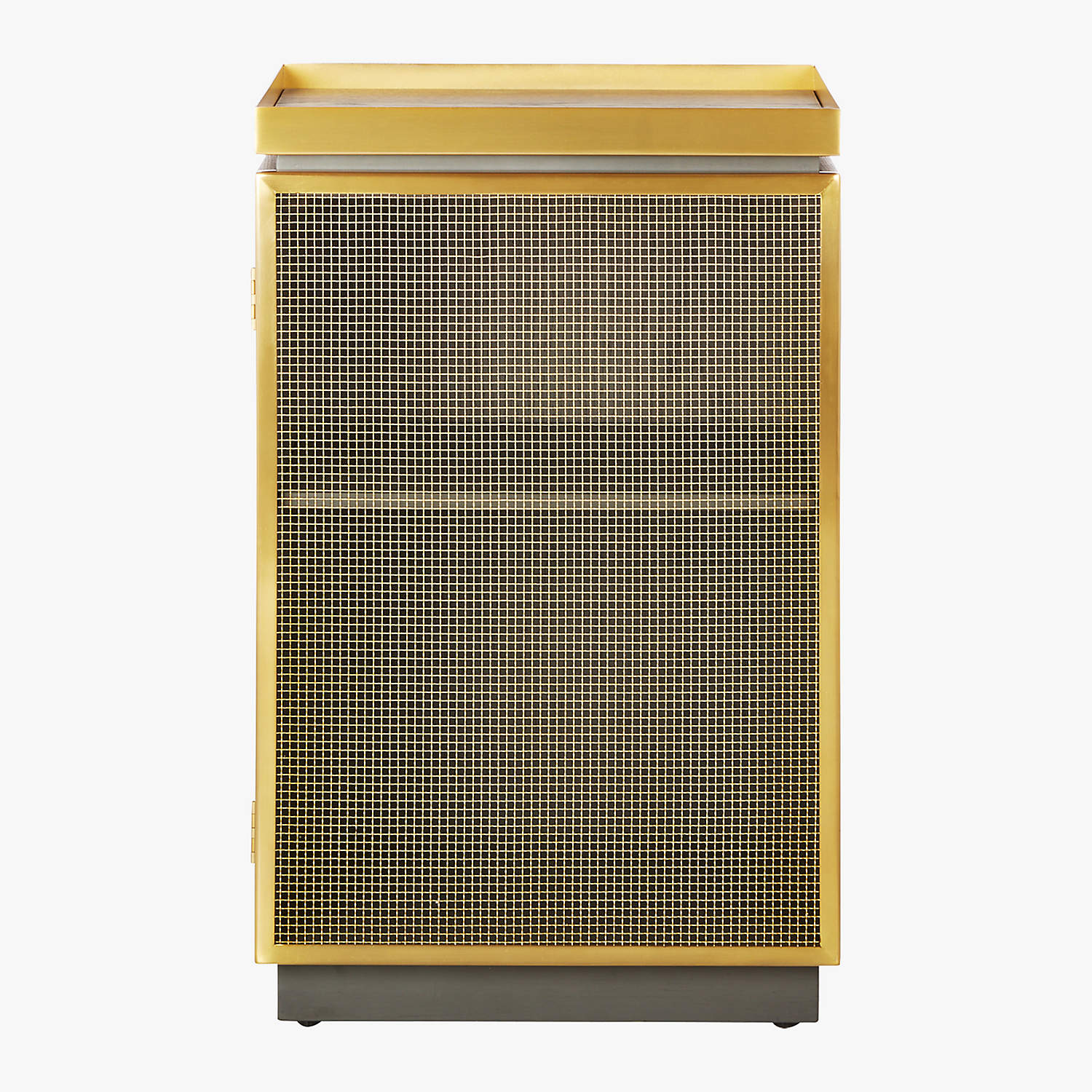 TRACE BRASS WIRE MESH DOOR LOW CABINET thumbnail 3