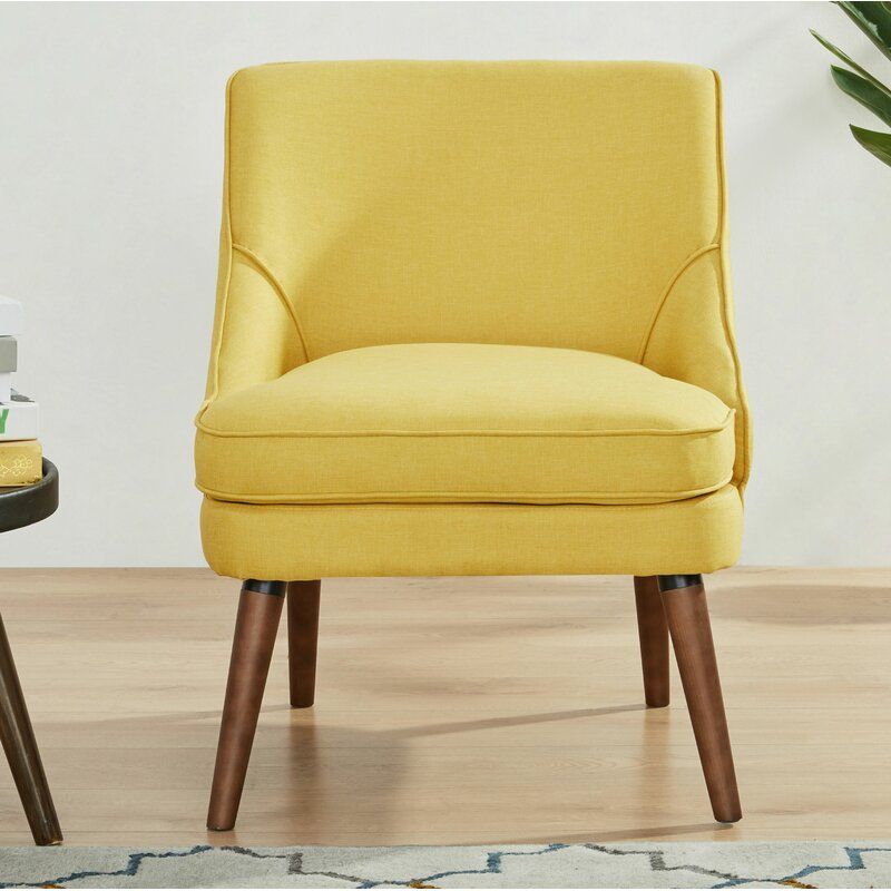 Kora Wide Linen Side Chair thumbnail 4