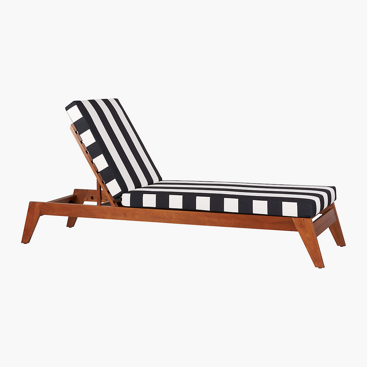 FILAKI LOUNGER WITH BLACK AND WHITE STRIPE CUSHION thumbnail 3