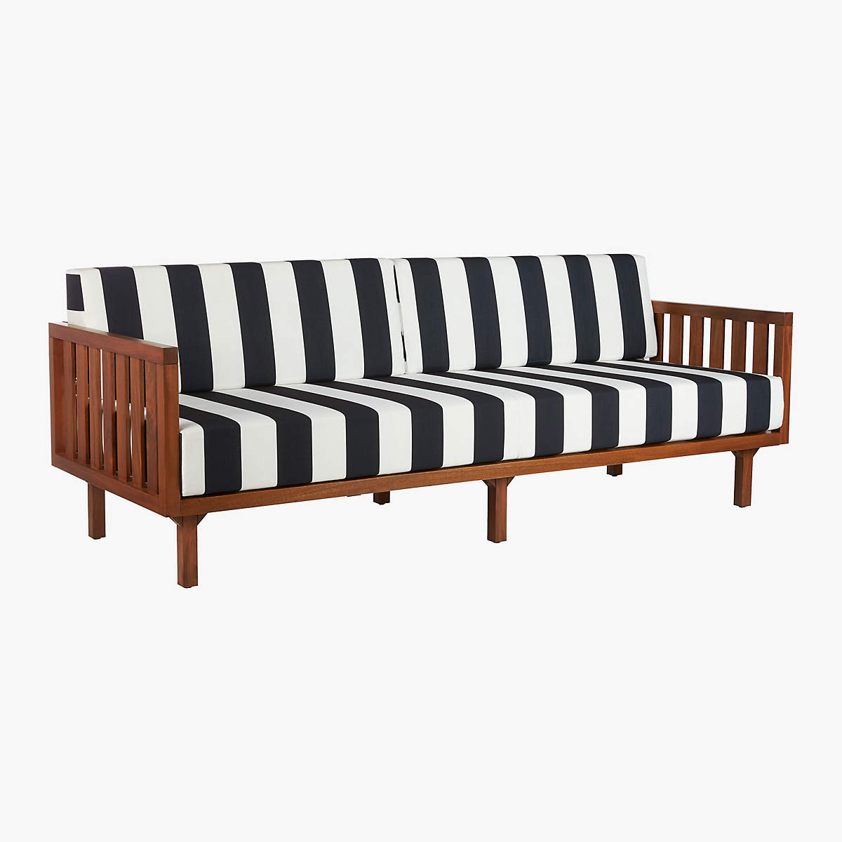 TROPEZ BLACK AND WHITE STRIPE SOFA thumbnail 5