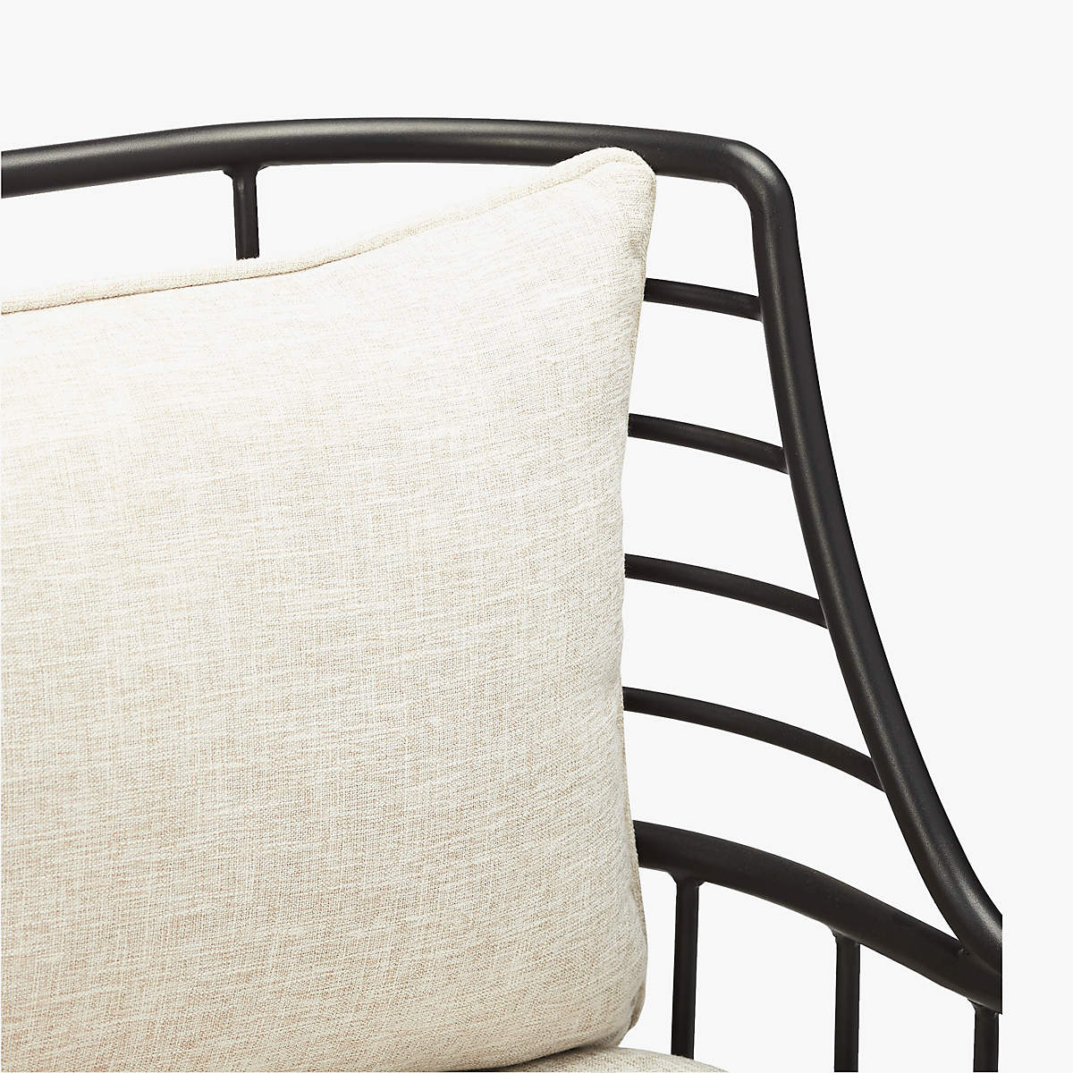 BRETON BLACK METAL DINING CHAIR thumbnail 5