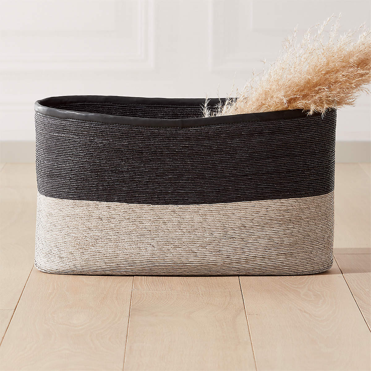 LUNA BLACK AND NATURAL BASKET thumbnail 2