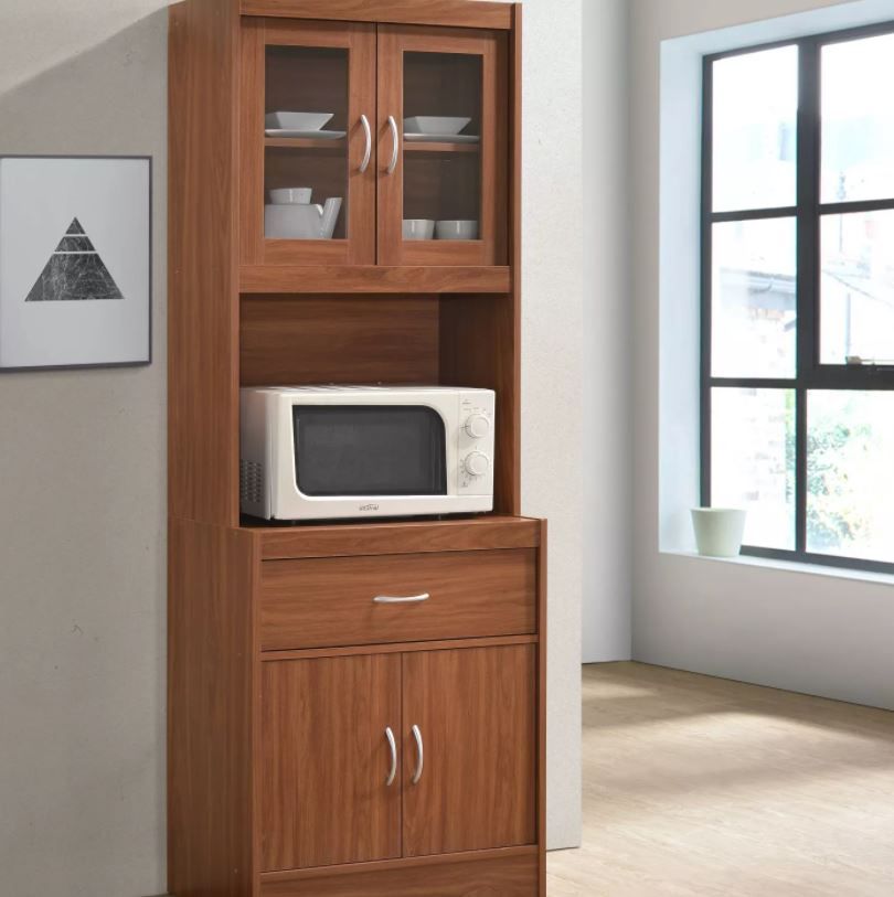 Dining Hutch with Microwave Compartment thumbnail 2