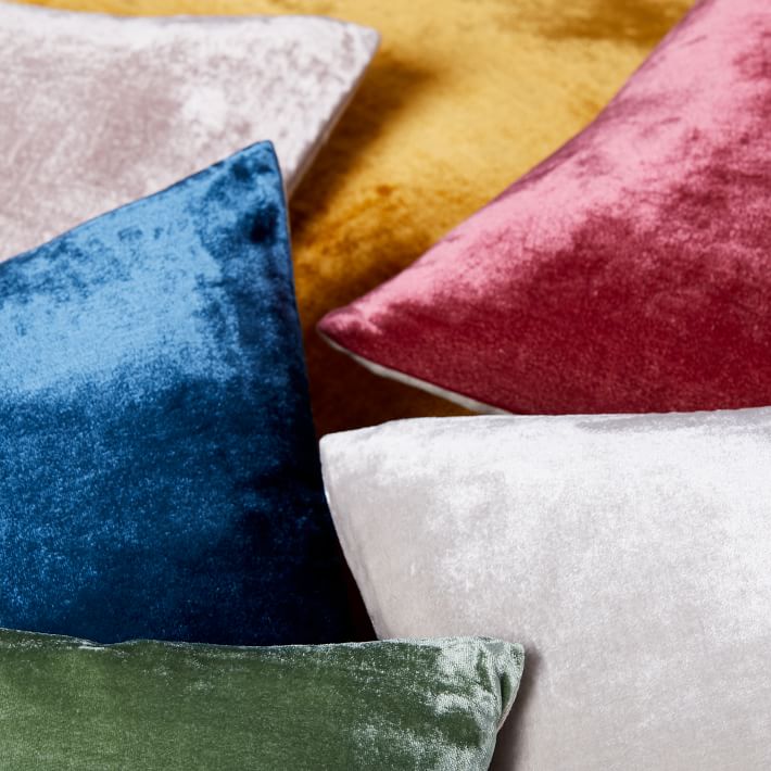 Lush Velvet Pillow Covers No Insert-20"x20" thumbnail 2