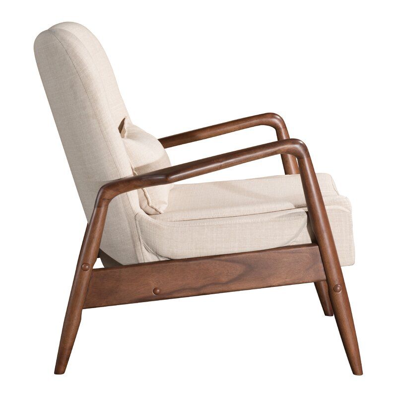 Bronius Tufted Polyester Lounge Chair and Ottoman thumbnail 4