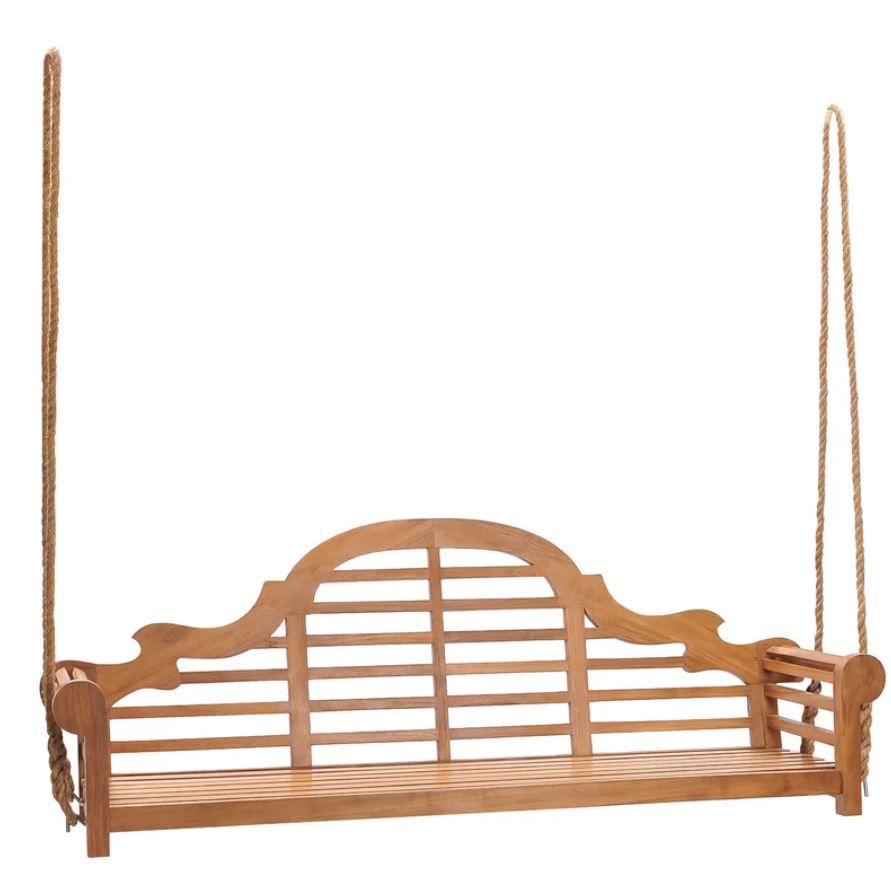 Passarelli Teak Porch Swing thumbnail 2