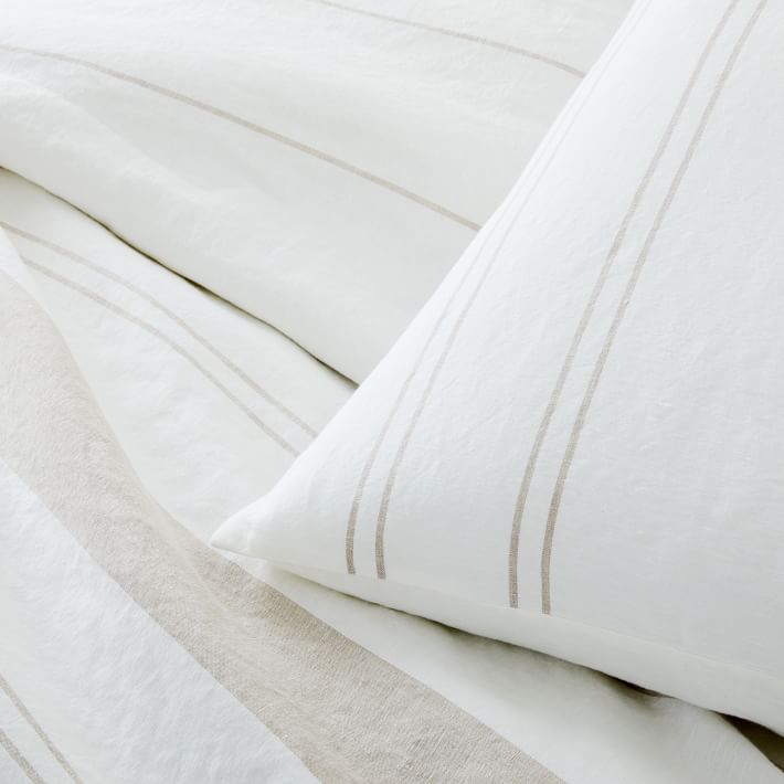 Hemp and Cotton Serene Stripes Sham-26"x20" thumbnail 2