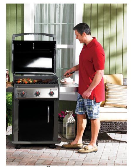 Weber Spirit burner Liquid Propane Grill Black thumbnail 2