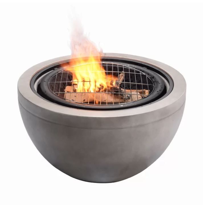 Colis Concrete Wood Burning Fire Pit thumbnail 4