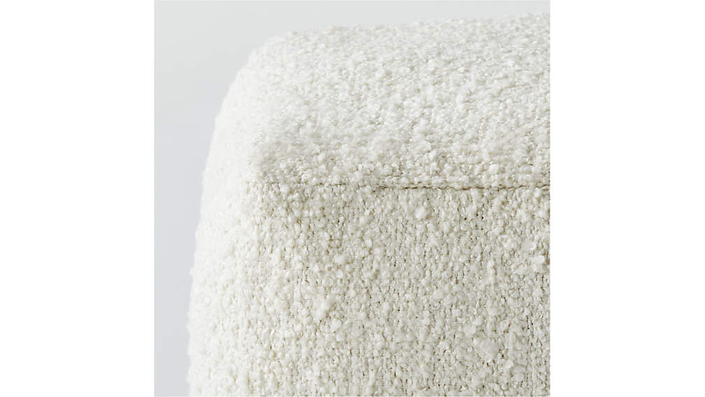 Boucle Ivory Pouf thumbnail 3