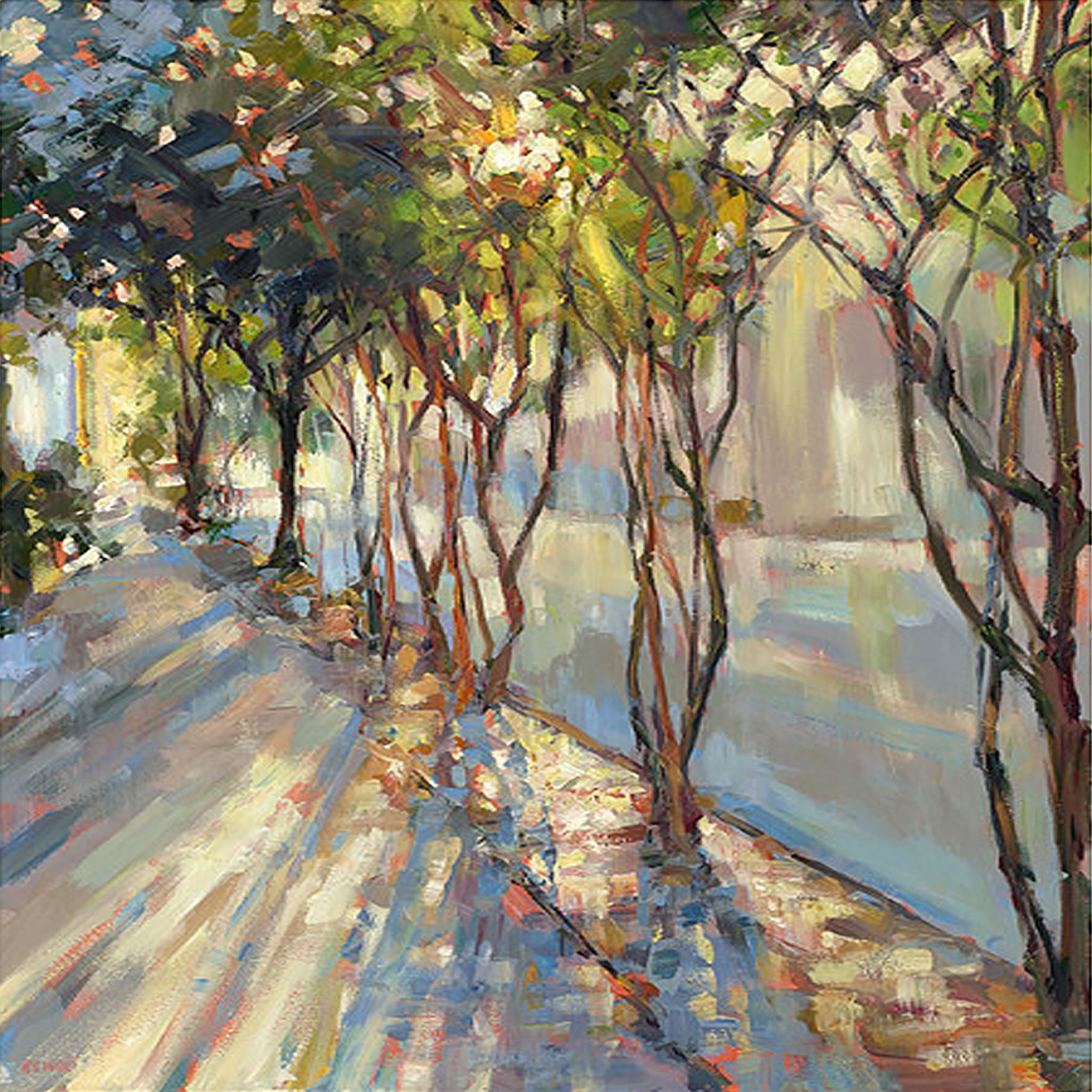 Sunlight Through the Crepe Myrtles Art thumbnail 2