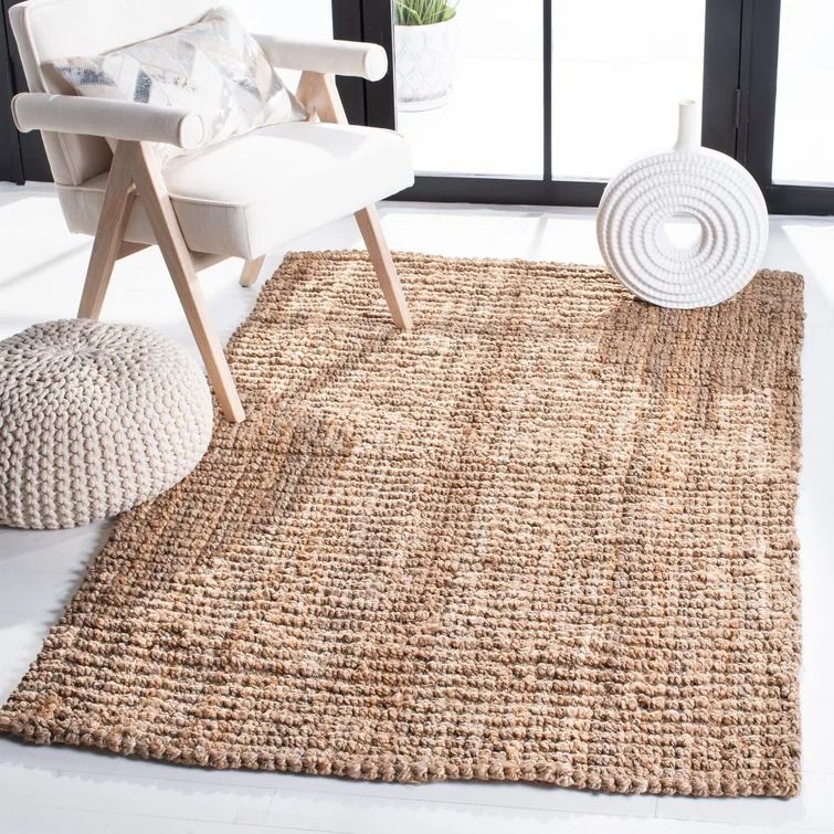Grassmere Jute Natural Area Rug-8'x10' thumbnail 2