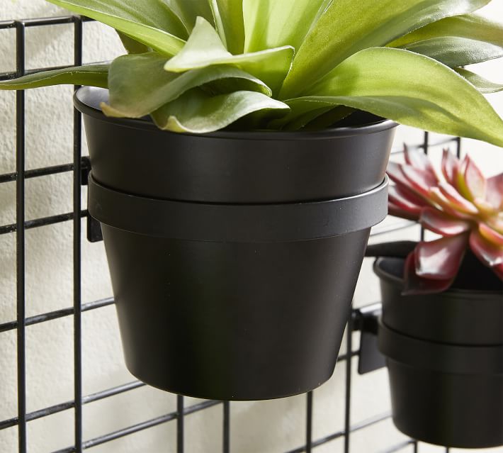 Outdoor Garden Wall Grid Black thumbnail 2