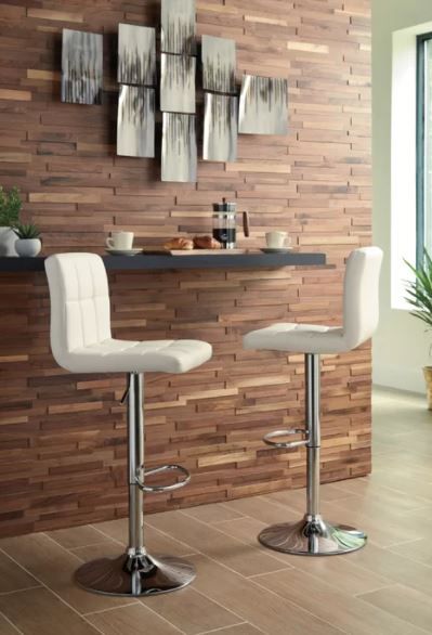 DOROTEA ADJUSTABLE HEIGHT SWIVEL BAR STOOL thumbnail 2