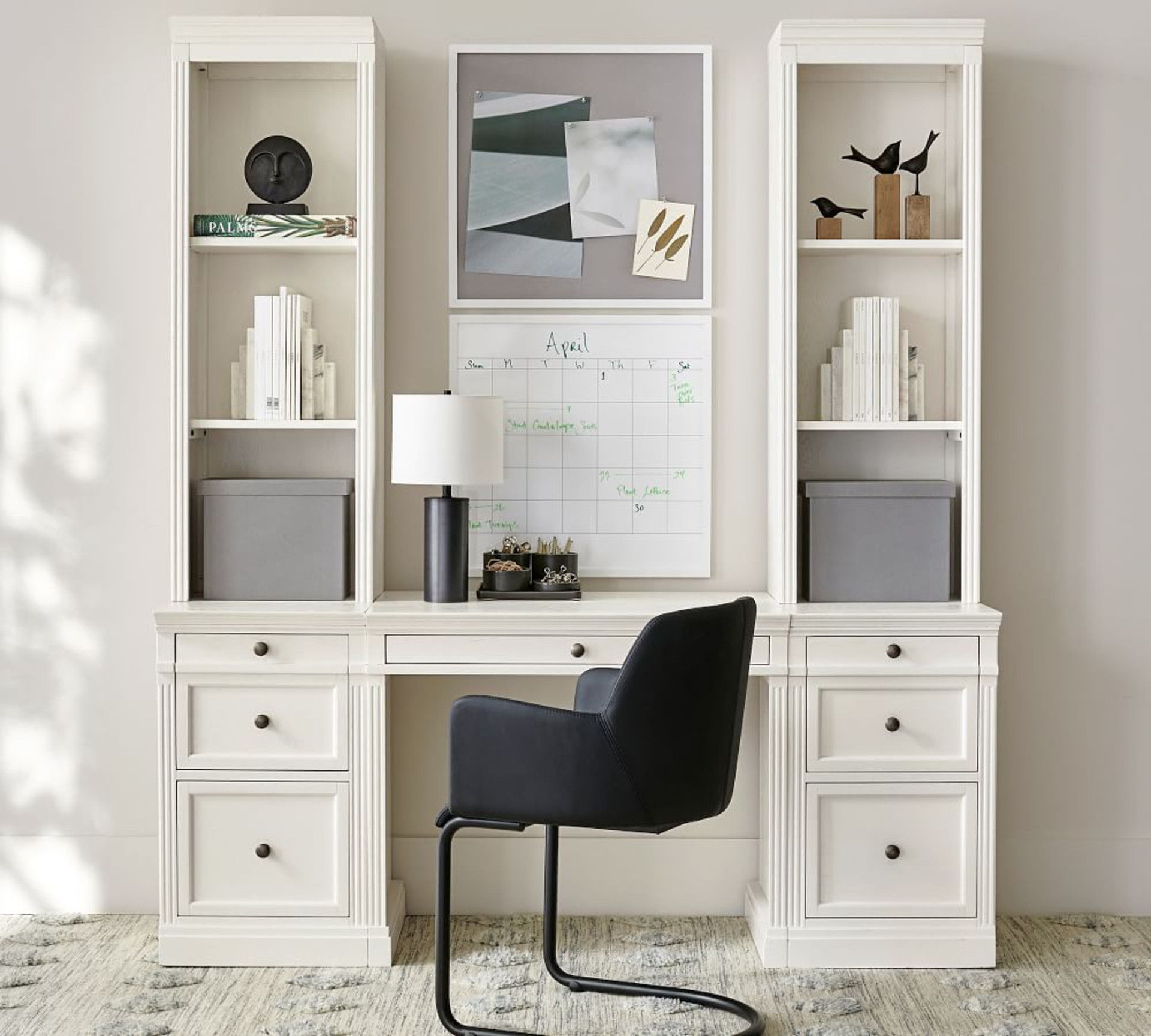 Livingston Desk with Bookcase Towers thumbnail 3