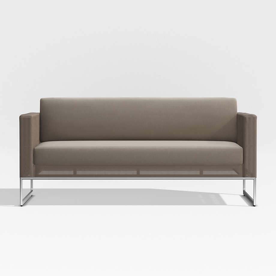 Dune Taupe Sofa with Sunbrella Cushions thumbnail 3