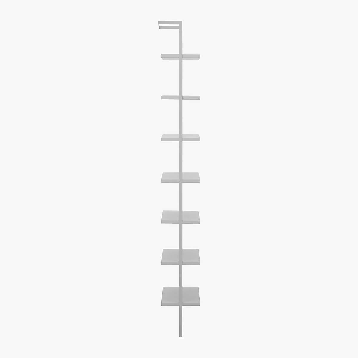 STAIRWAY WHITE WALL MOUNTED BOOKCASE thumbnail 3