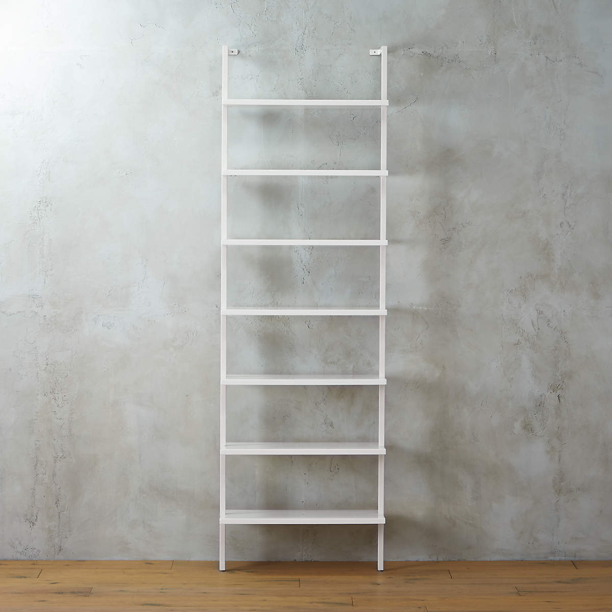 STAIRWAY WHITE WALL MOUNTED BOOKCASE thumbnail 5