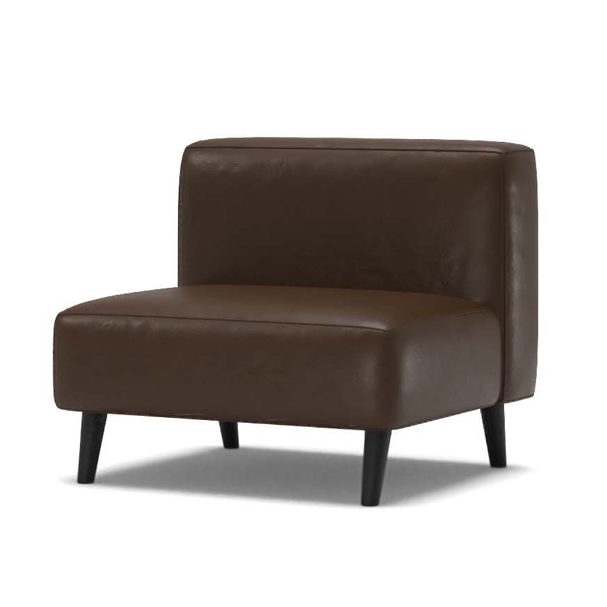 Customer Low leather chair thumbnail 2