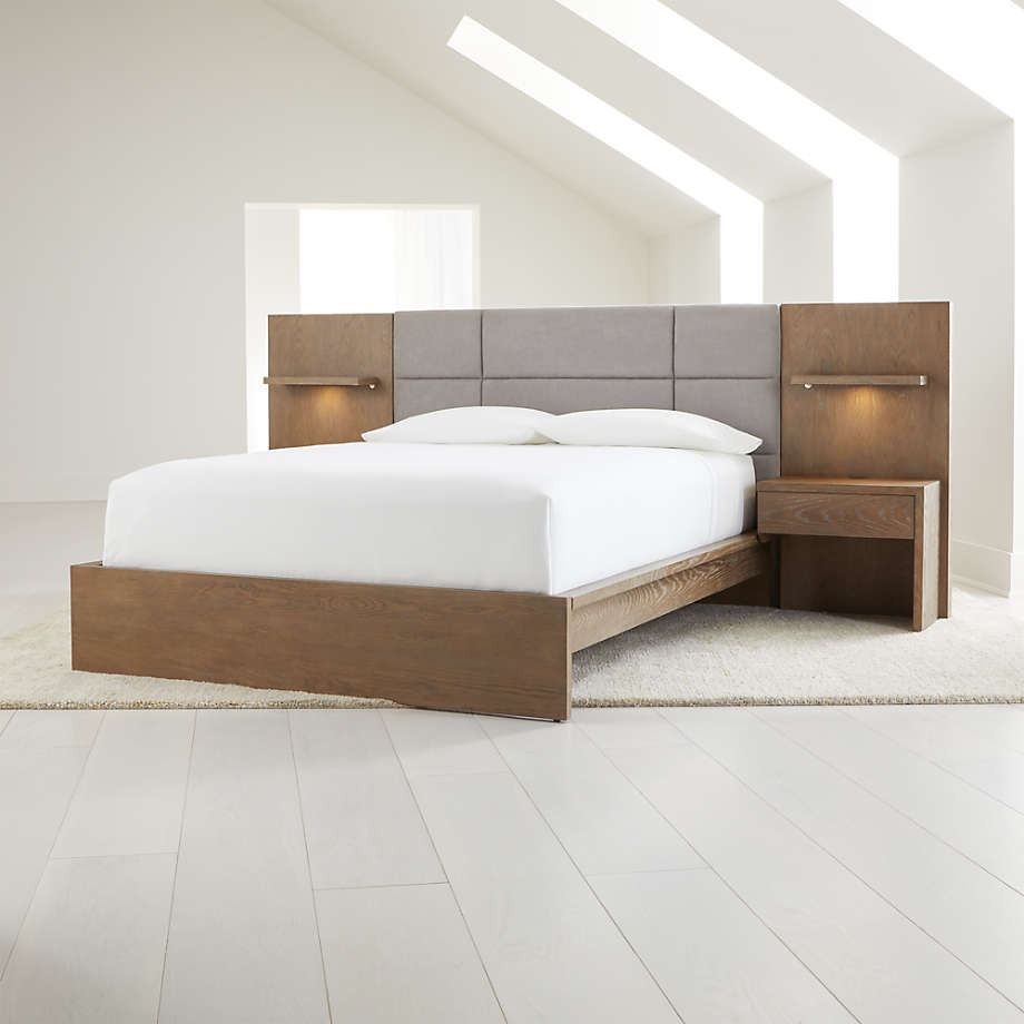 Atlas with Panel Nightstands Bed-Queen thumbnail 2
