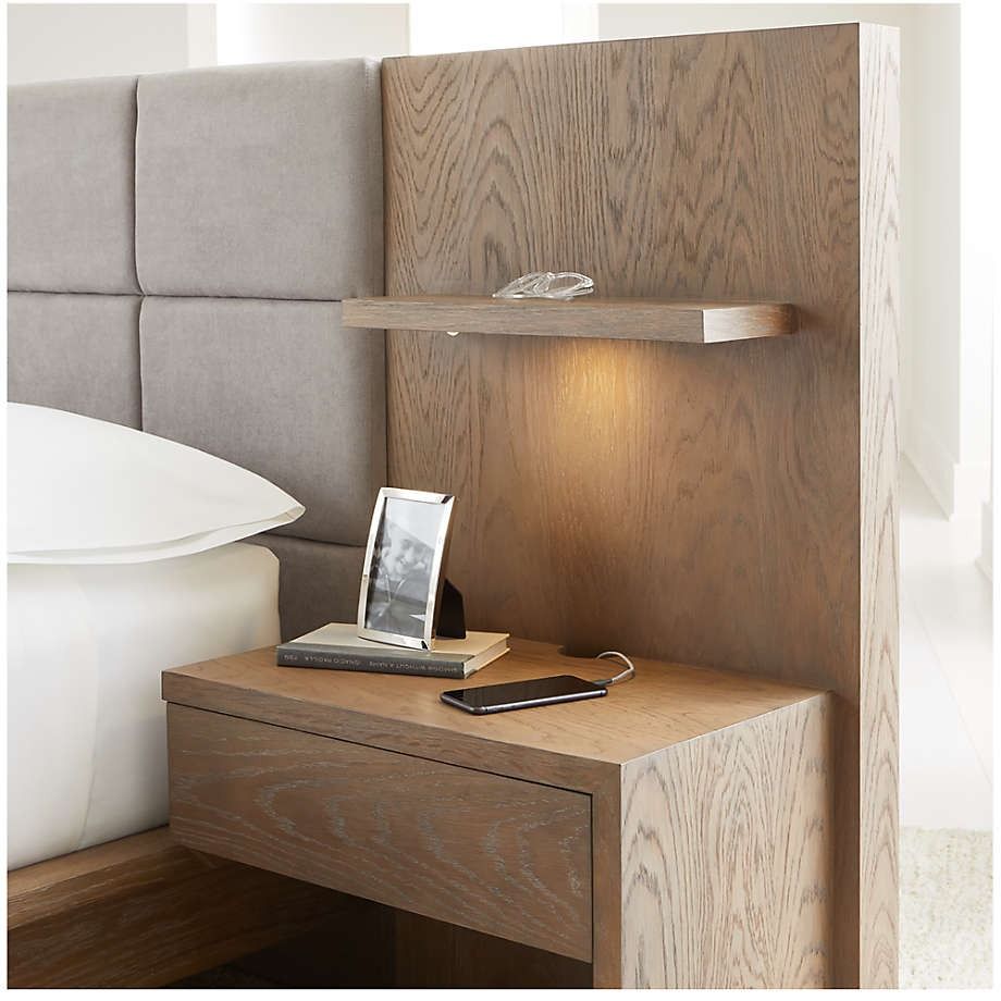Atlas with Panel Nightstands Bed-Queen thumbnail 4